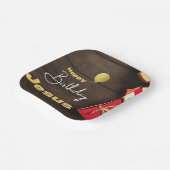 ハッピーバースデーイエス紙プレート ペーパープレート (傾斜あり)