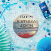 ハッピーバースデーイエス・オーバー・ザ・海 ペーパープレート (パーティー)