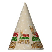 ハッピーバースデーイエス・キリスト パーティーハット (右)