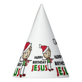 ハッピーバースデーイエス・キリスト パーティーハット (左)