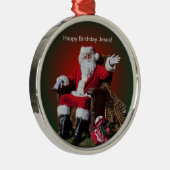 ハッピーバースデーイエス・キリスト メタルオーナメント (右)