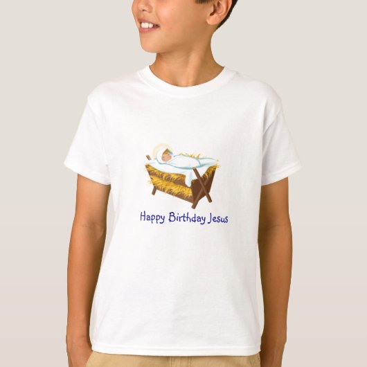 ハッピーバースデーイエス・キリスト Tシャツ (正面)