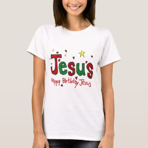 ハッピーバースデーイエス・キリスト Tシャツ