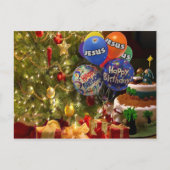 ハッピーバースデーイエス、クリスマスカード シーズンポストカード (正面)