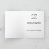 ハッピーバースデーイエス – シャルボードクリスマスカード シーズンカード (内部)