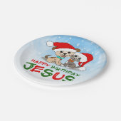 ハッピーバースデーイエス ペーパープレート (アングル)