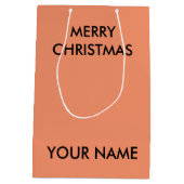 ハッピーバースデーイエス、季節の理由 ミディアムペーパーバッグ (裏面)