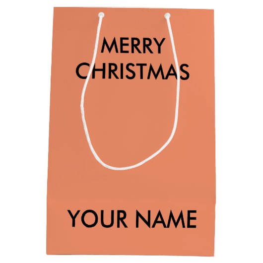 ハッピーバースデーイエス、季節の理由 ミディアムペーパーバッグ (裏面)