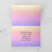 ハッピーバースデーイエズクリスマス出生 シーズンカード (内部)