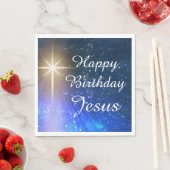 ハッピーバースデーイエズクリスマス紙ナプキンズ スタンダードランチョンナプキン (インサイチュ)