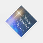 ハッピーバースデーイエズクリスマス紙ナプキンズ スタンダードランチョンナプキン (角)