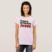 ハッピーバースデーイエズクリスマス Tシャツ (正面フル)