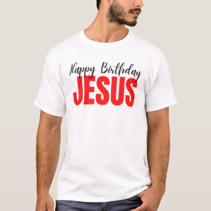 ハッピーバースデーイエズクリスマス Tシャツ