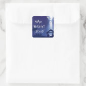 ハッピーバースデーイエズスクリスマススススクエアステッカー スクエアシール (バッグ)