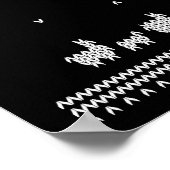 ハッピーバースデーイエズスクリスマスセータークリスチャン ポスター (角)