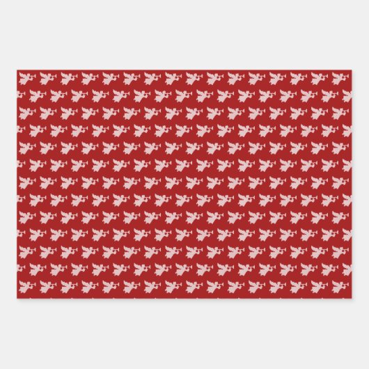 ハッピーバースデーイエズスビューティッドクリスマスセーターデザイン ラッピングペーパーシート (正面2)