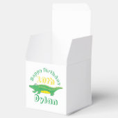 ハッピーバースデーイエローグリーンアリゲーターワニ フェイバーボックス (オープン)
