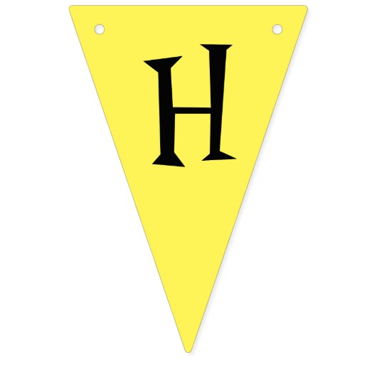 ハッピーバースデーイエロースクールバス先生教育 バンティングフラッグ (第2の旗)