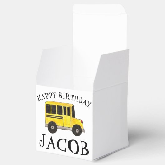 ハッピーバースデーイエロースクールバス先生教育 フェイバーボックス (オープン)