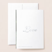 ハッピーバースデーイエローヒマワリ銀箔カード 箔カード (裏面封筒付き)