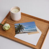 ハッピーバースデーイスラサオナパラダイカリブのスビーチ カード