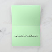ハッピーバースデーイタリアンカード カード (内部)