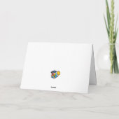 ハッピーバースデーイタリアンカード、ブオンコンプレアンノイタリア カード (裏面)