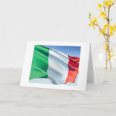 ハッピーバースデーイタリアンブオンコンプレアンノ カード (黄色い花)