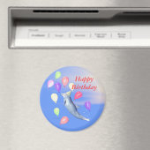 ハッピーバースデーイルカ マグネット (インサイチュ (食洗機))