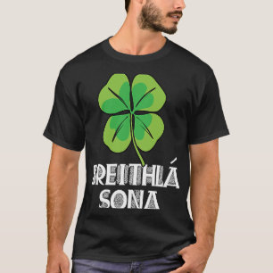 ハッピーバースデーインアイリッシュブレトラソナSt patricks Tシャツ