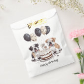 ハッピーバースデーイングリッシュブルドッグ フェイバーバッグ (封をした状態)