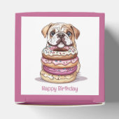 ハッピーバースデーイングリッシュブルドッグ フェイバーボックス (上部)