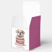 ハッピーバースデーイングリッシュブルドッグ フェイバーボックス (オープン)