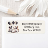 ハッピーバースデーイングリッシュブルドッグ ラベル (インサイチュ)