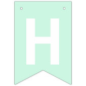 ハッピーバースデーインパステルカラー バンティングフラッグ (第2の旗)