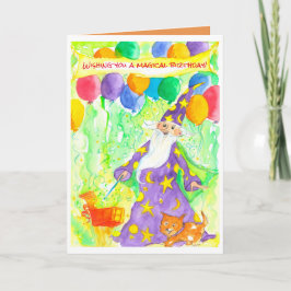 ハッピーバースデーウィザード魔法 カード