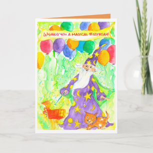ハッピーバースデーウィザード魔法 カード