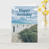 ハッピーバースデーウィズエレノアルーズベルト引用文 カード (黄色い花)