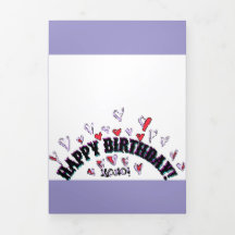 ハッピーバースデーウィッシュカードピクセルアート