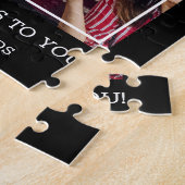 ハッピーバースデーウィッシュ写真 ジグソーパズル (側面)