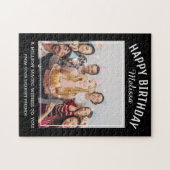 ハッピーバースデーウィッシュ写真 ジグソーパズル (横)