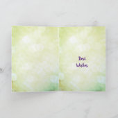 ハッピーバースデーウィッチママデザインカード カード (内部)