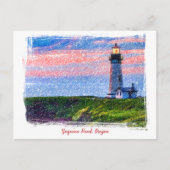 ハッピーバースデーウィーズ引用文ライトハウス シーズンポストカード (正面)