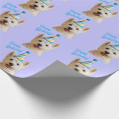 ハッピーバースデーウェスティラッピング紙 ラッピングペーパー (角)