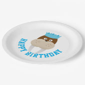 ハッピーバースデーウォレス ペーパープレート (アングル)