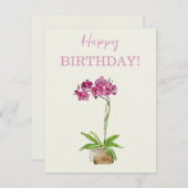 ハッピーバースデーウォーターカラーモスオーチャード (正面/裏面)