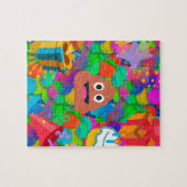 ハッピーバースデーウンチ絵文字 ジグソーパズル (横)