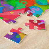 ハッピーバースデーウンチ絵文字 ジグソーパズル (側面)