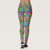 ハッピーバースデーウンチ絵文字 レギンス (裏面)