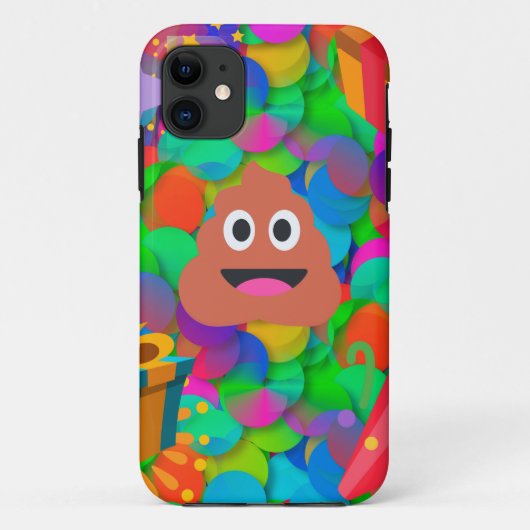 ハッピーバースデーウンチ絵文字 Case-Mate iPhoneケース (裏面)